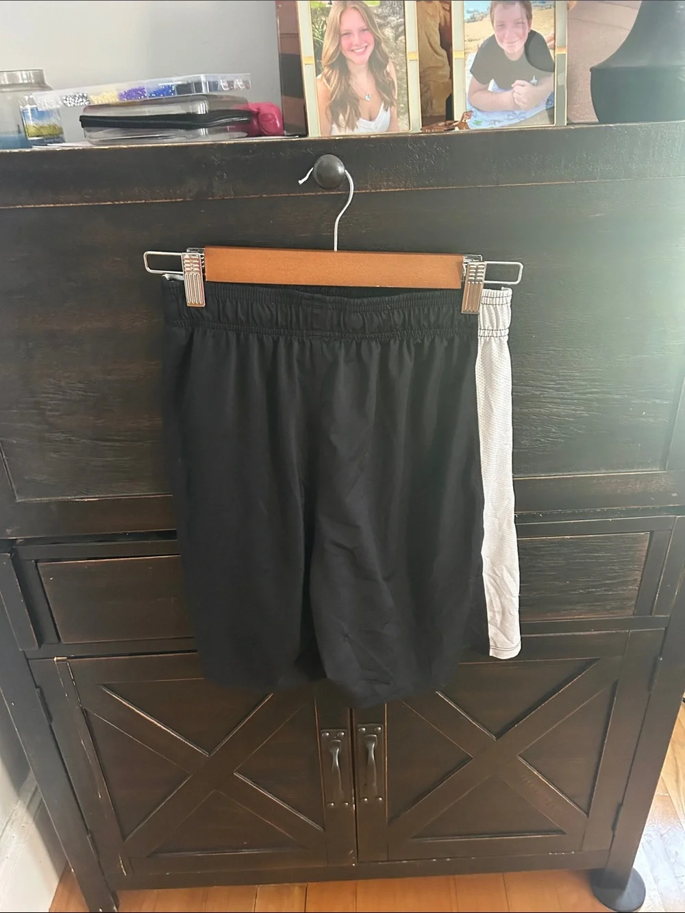 Under Armour Black and White Men's Performance Basketball Shorts